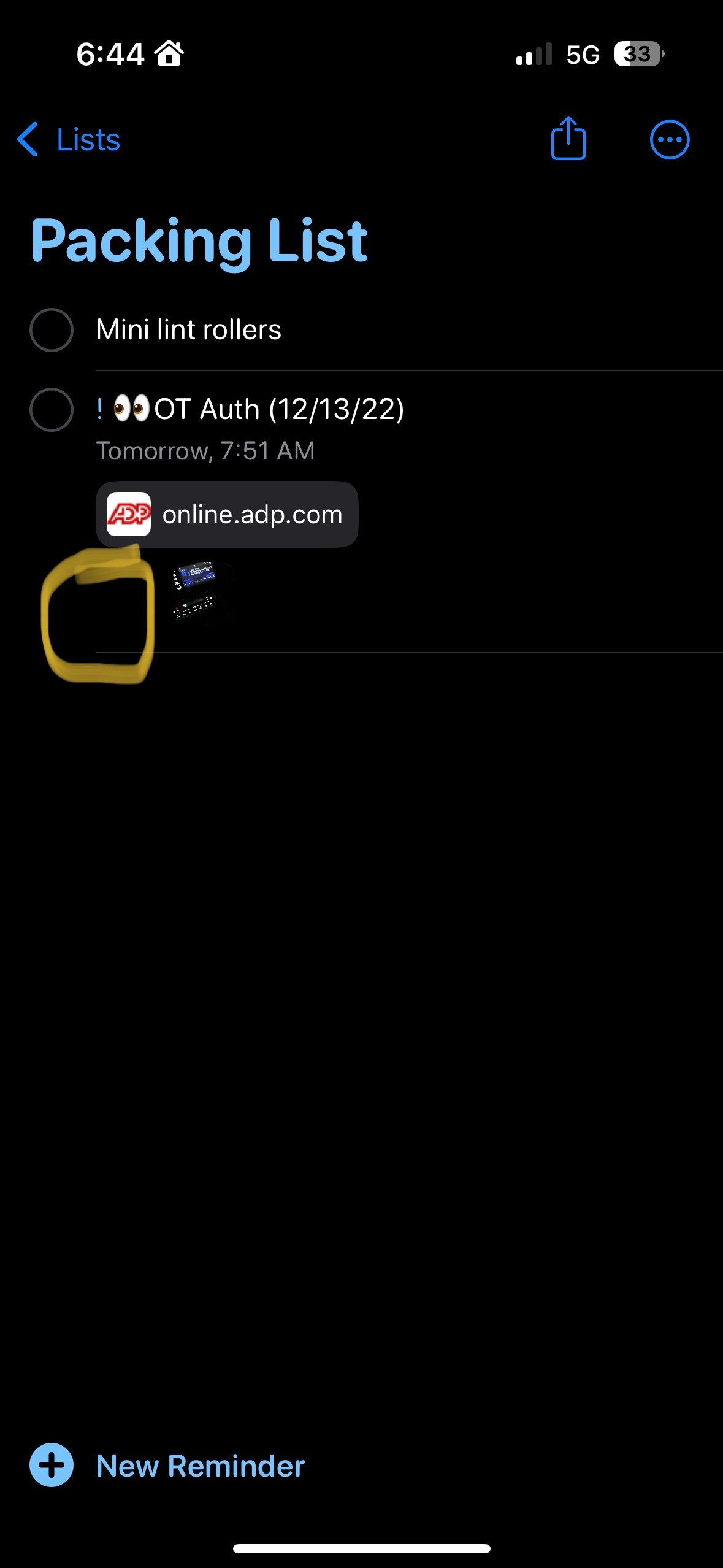 Screenshots Not Attaching To Reminders App Apple Community