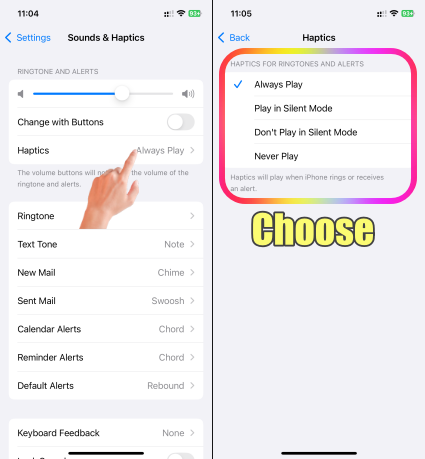 Sounds And Haptics Settings On Iphone Apple Community