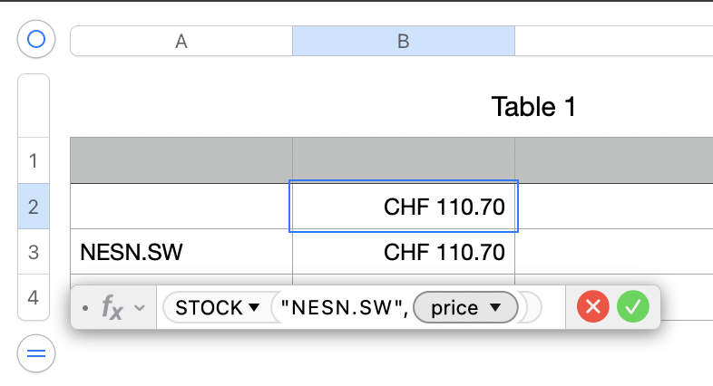 Help With Apple Numbers "stock" Function. - Apple Community