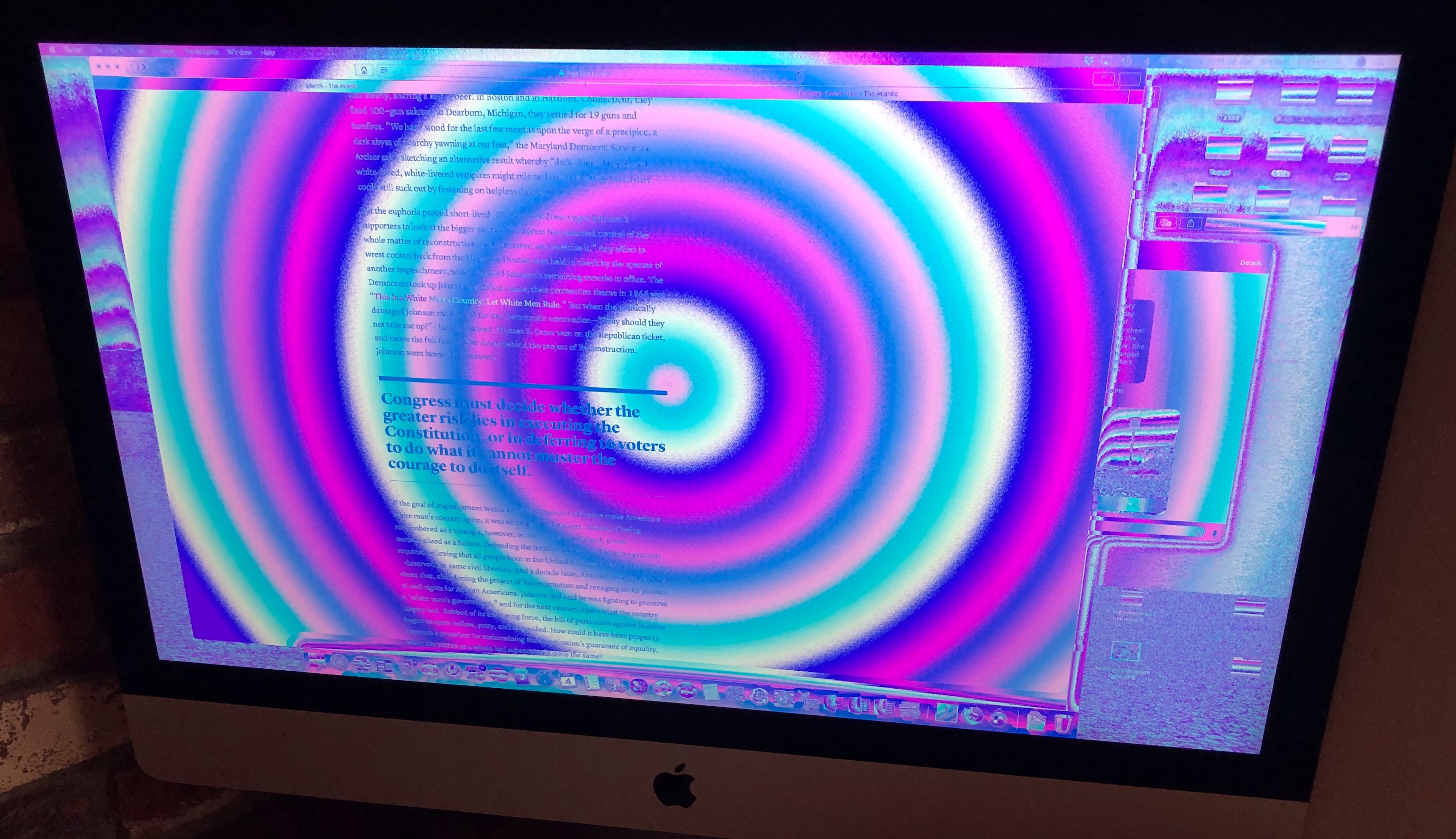 Ridiculous Glitching Mac OS