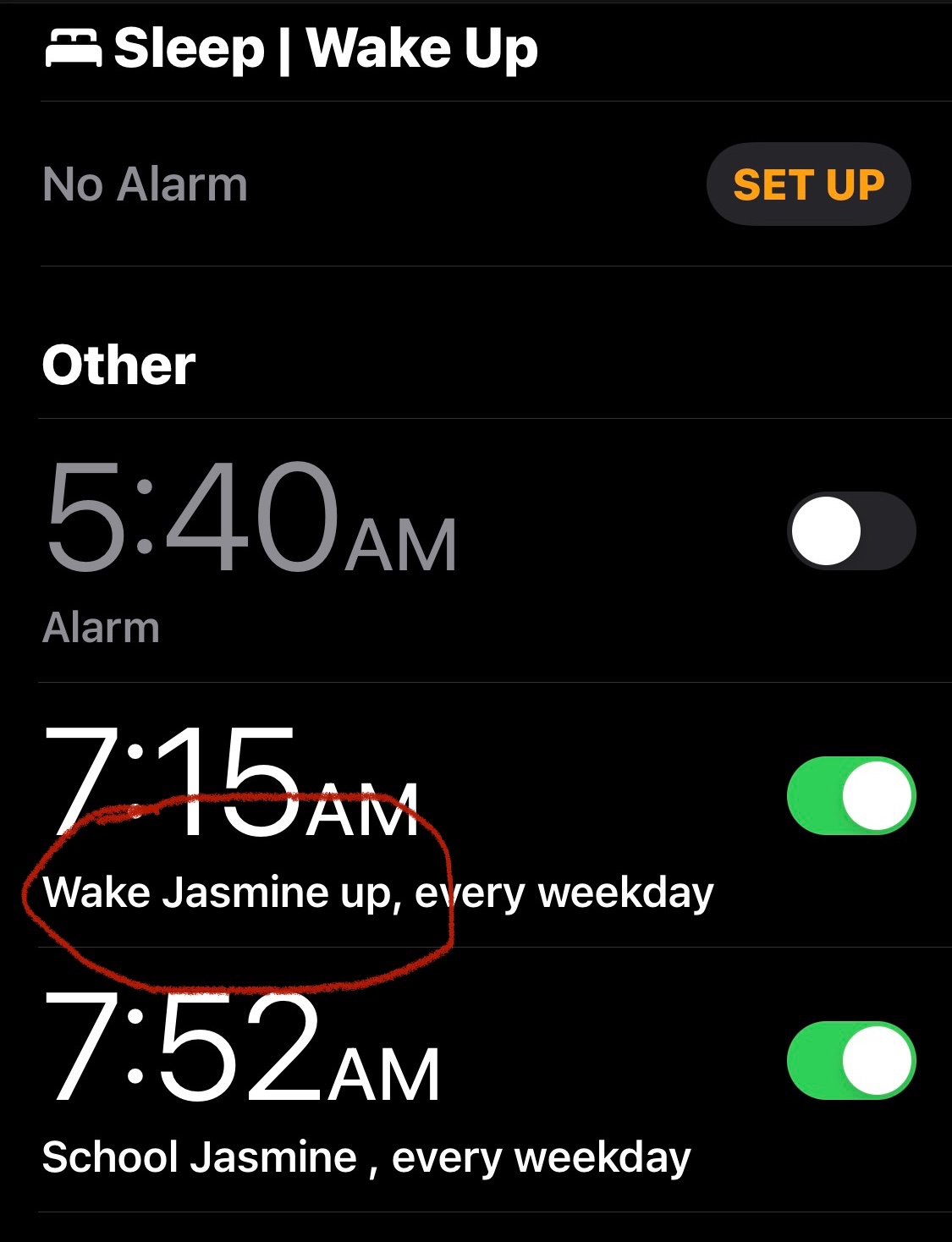 Undeletable alarm ( ghost alarm, annoying… Apple Community