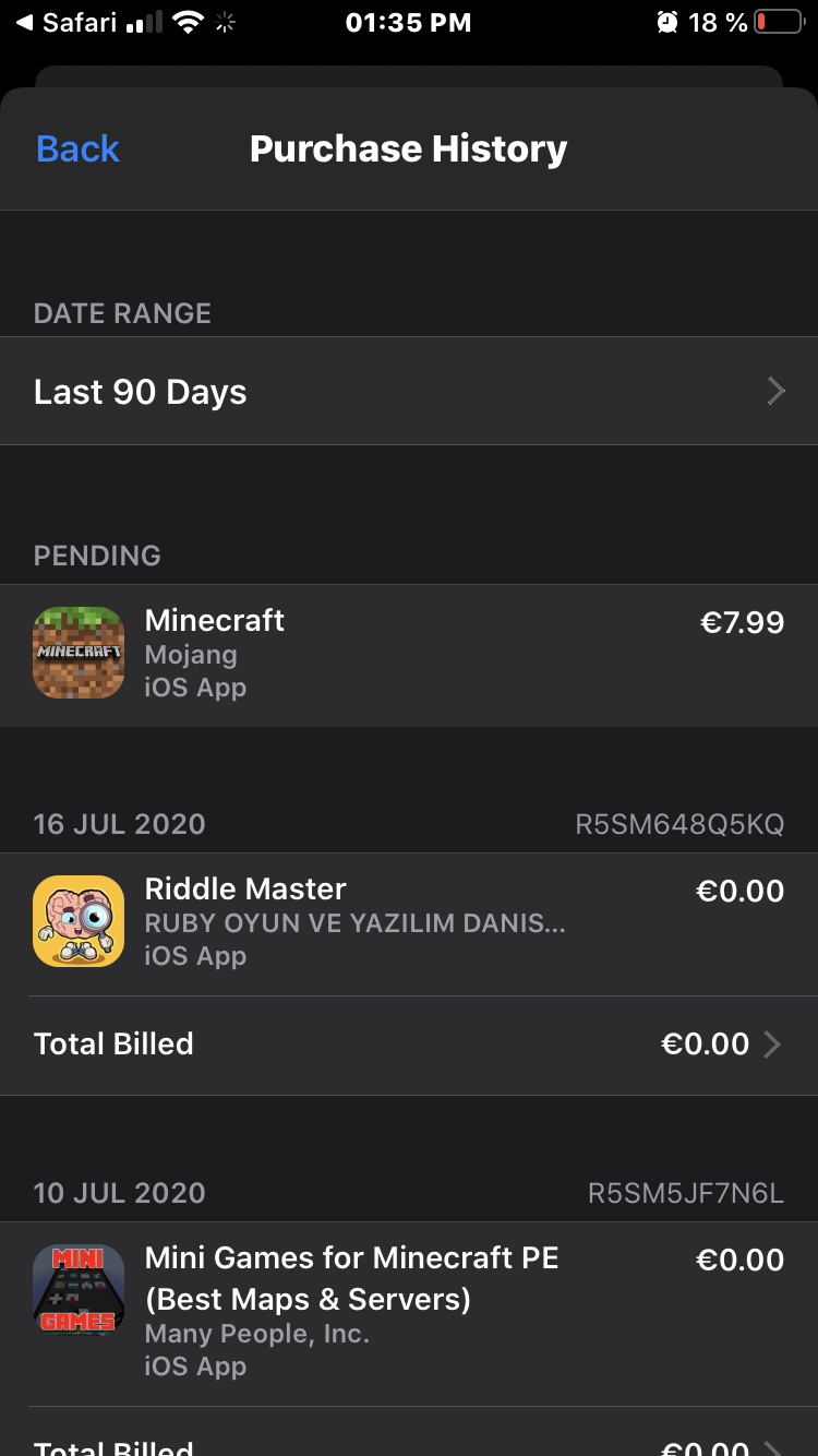 Minecraft en App Store