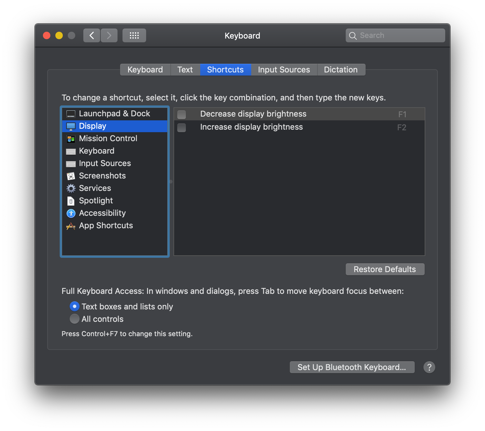 Disabling the Brightness Keys Apple Community