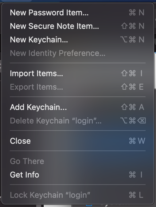 Keychain greyed out Apple Community