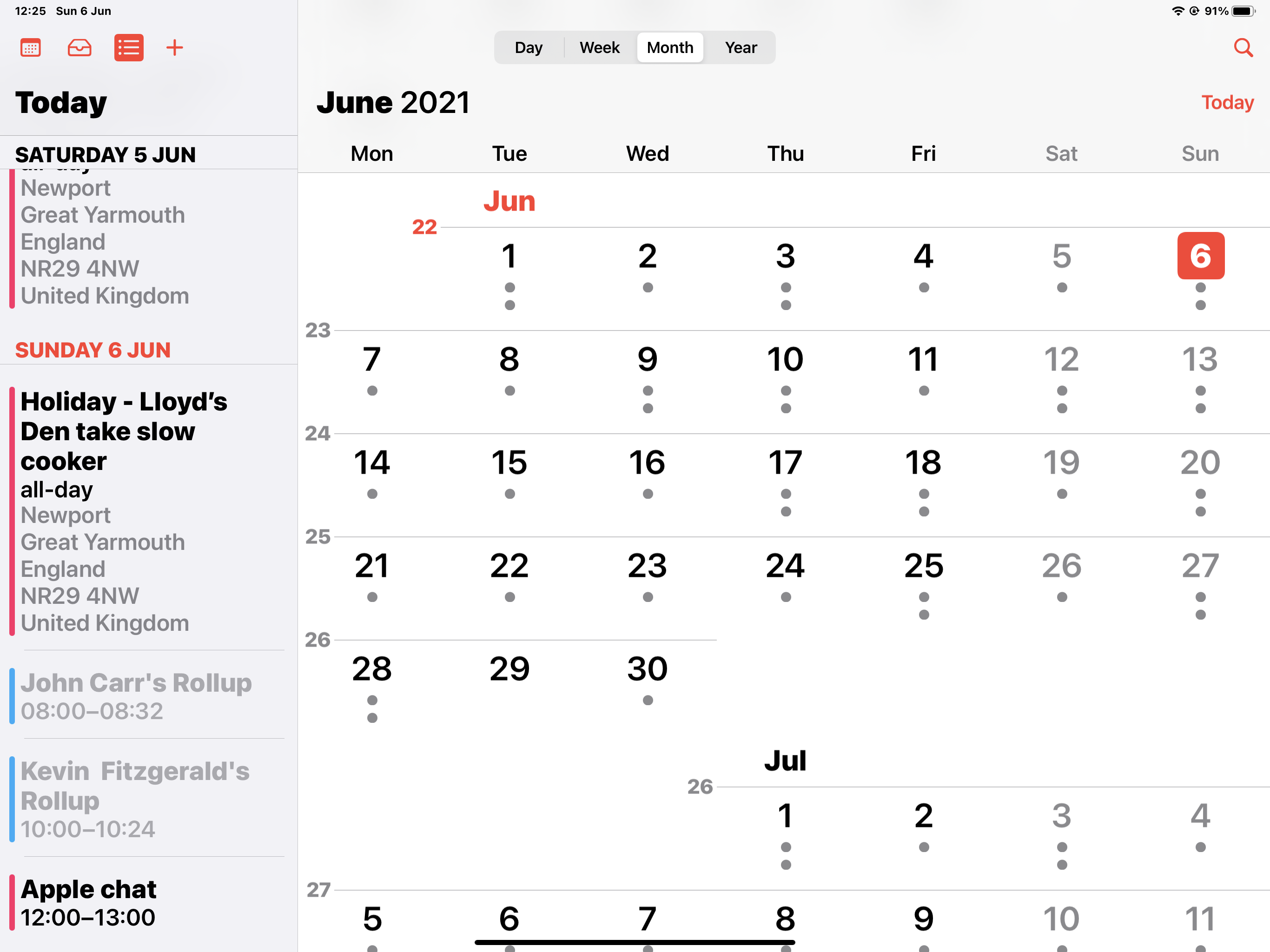 How to get Month view Calendar on IPad Pr… Apple Community