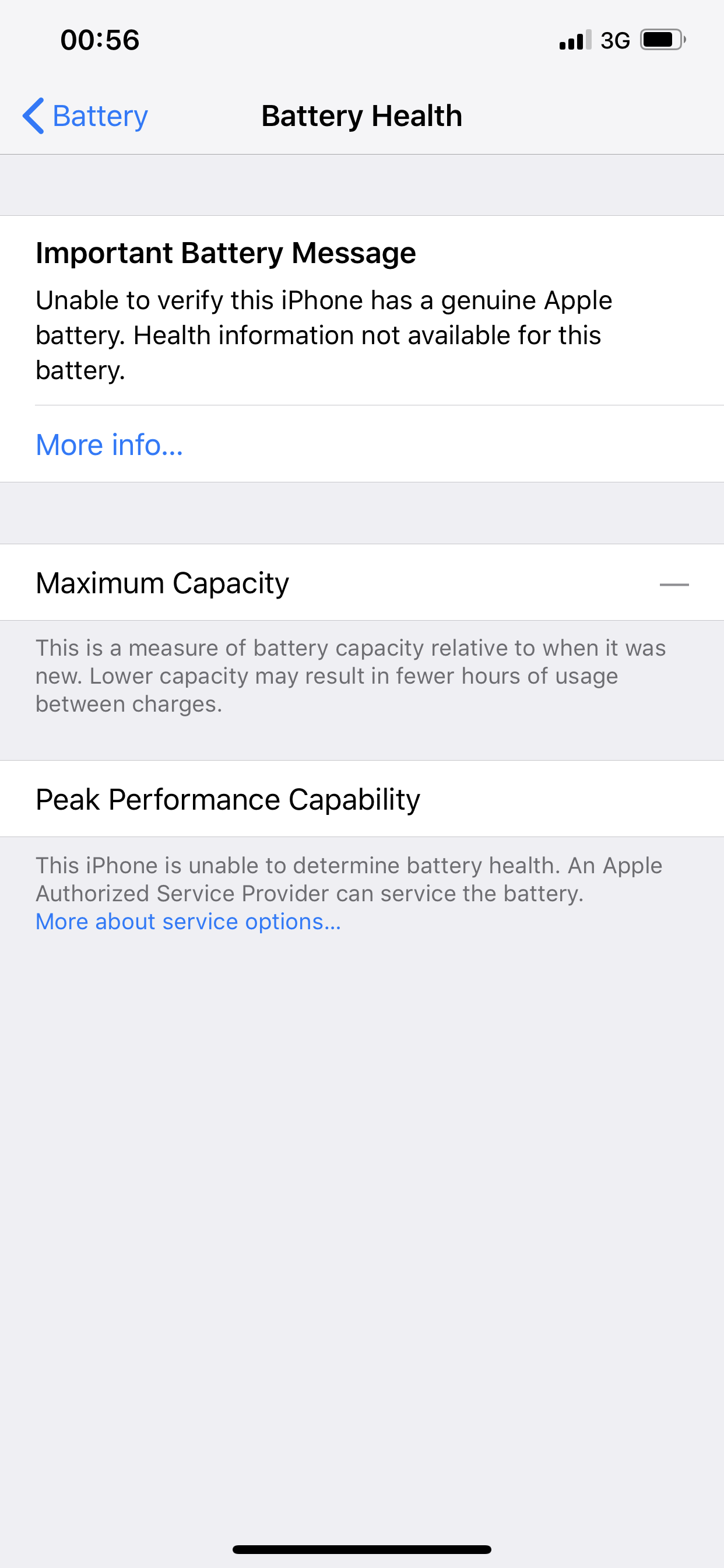 iPhone battery health % - Apple Community