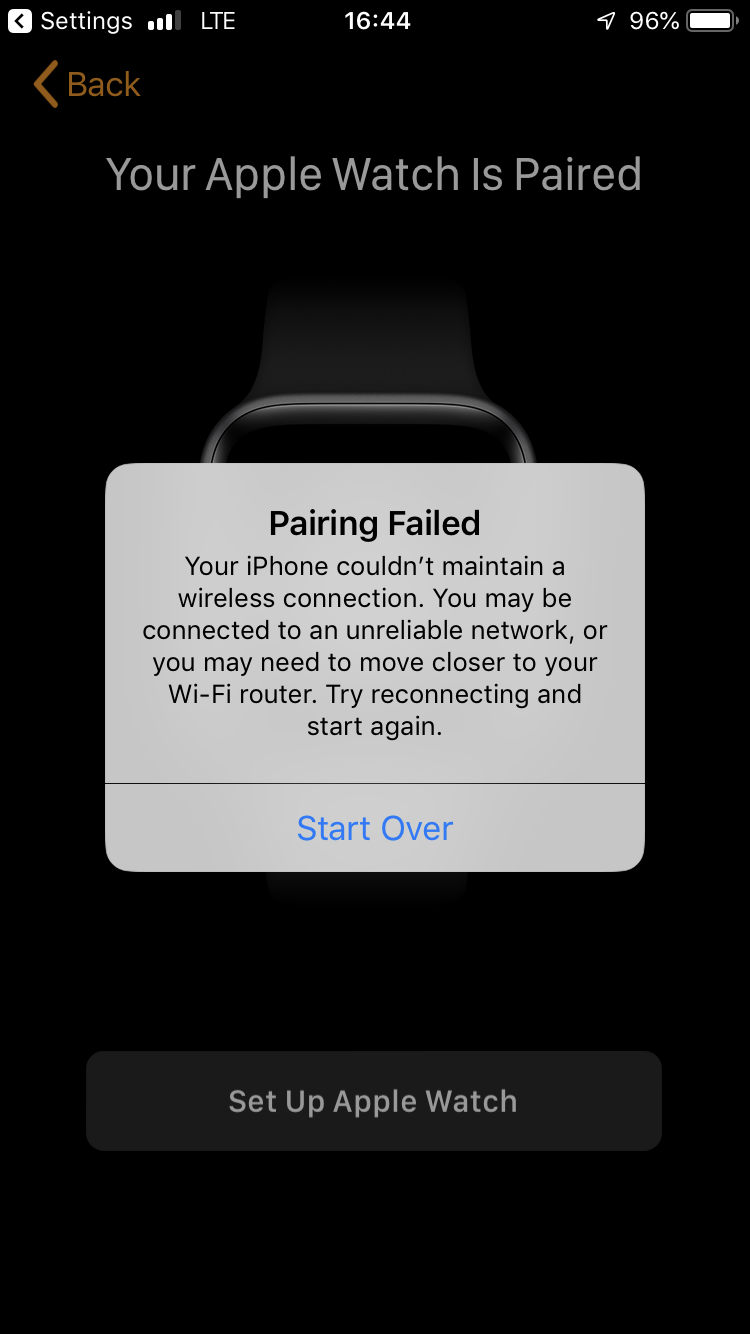 How to pair apple best sale watch to iphone again