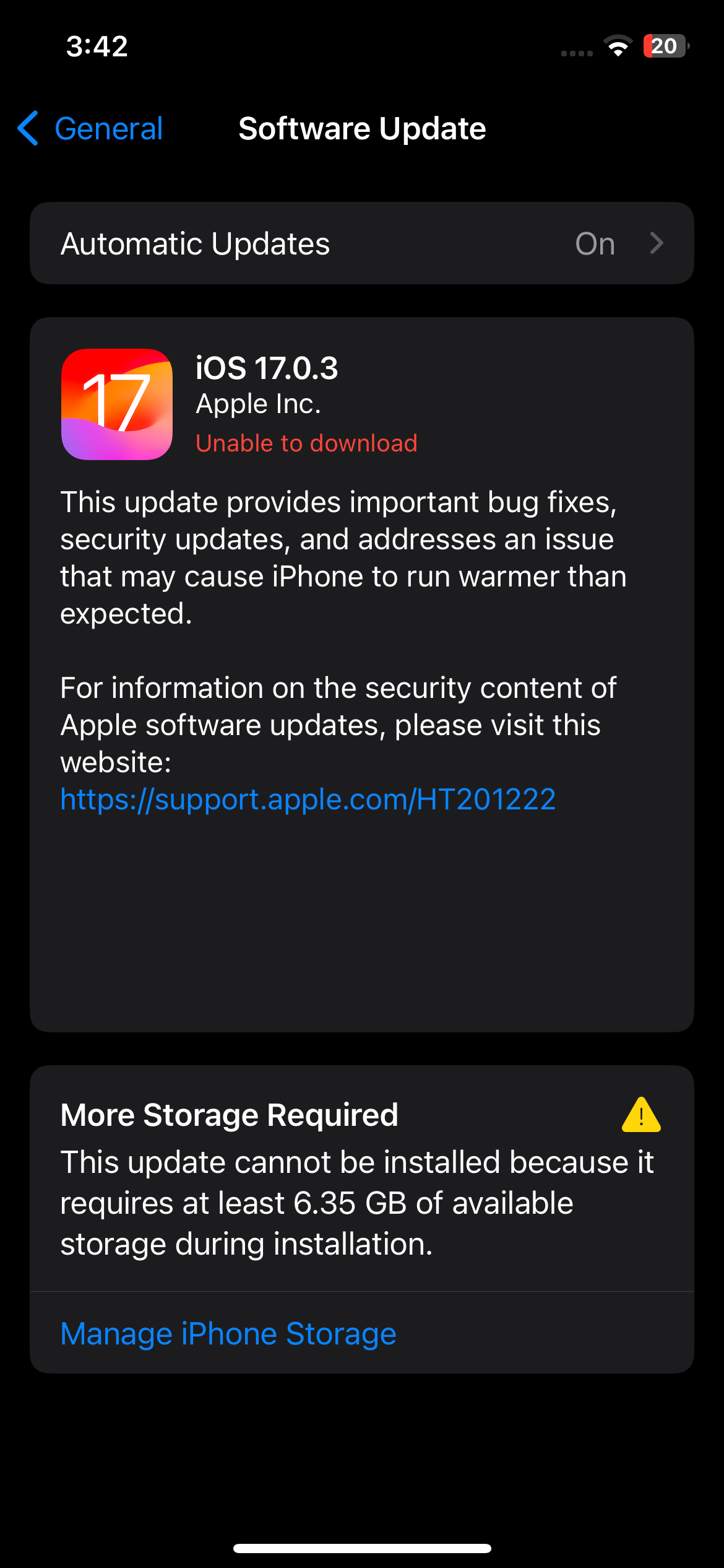 My Phone Software Is Not Update - Apple Community