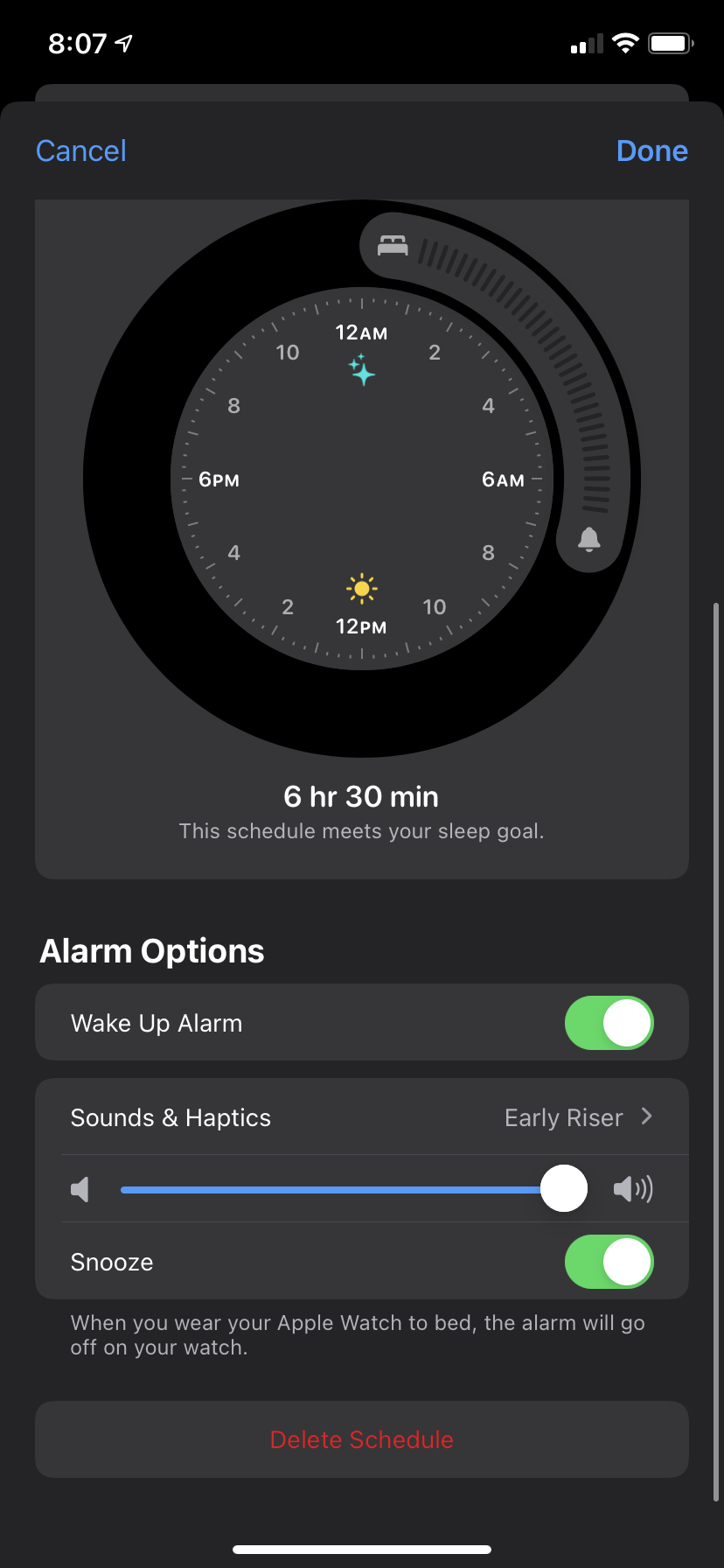 Apple sleep alarm Community