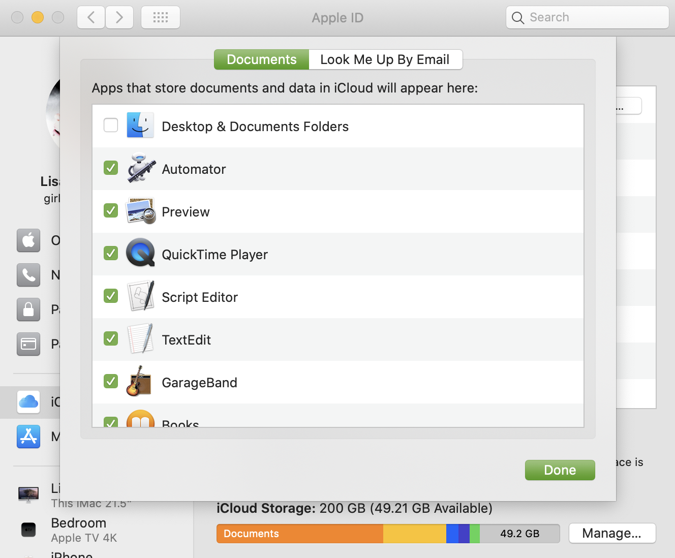 'Desktop & Documents Folders' selected op… Apple Community