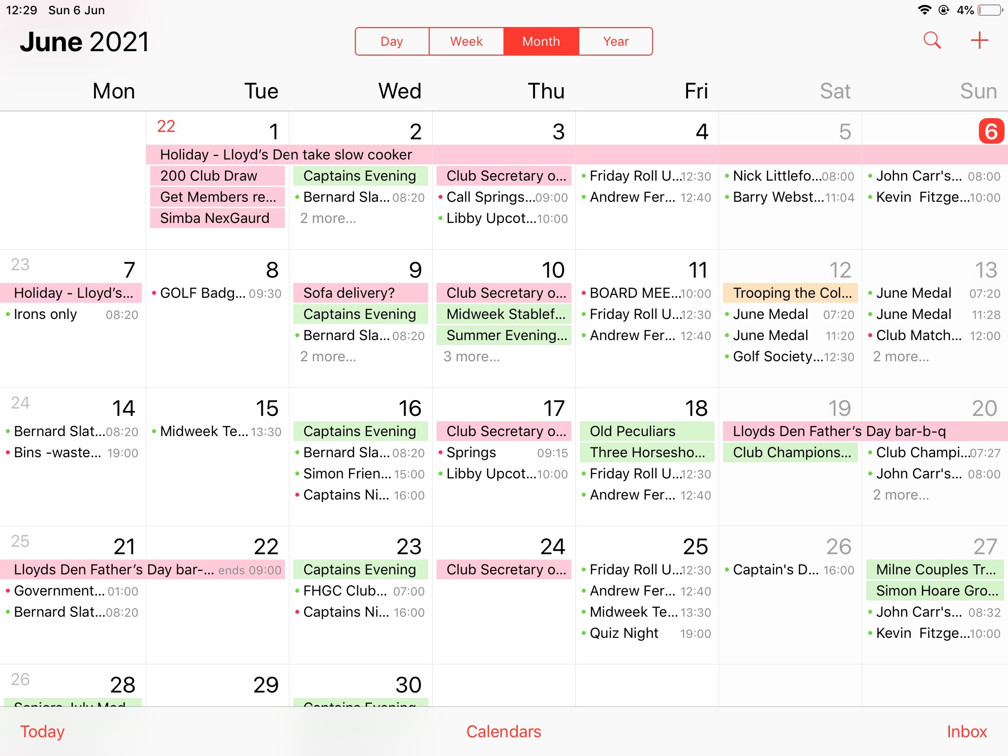 How To Get Month View Calendar On IPad Pr Apple Community