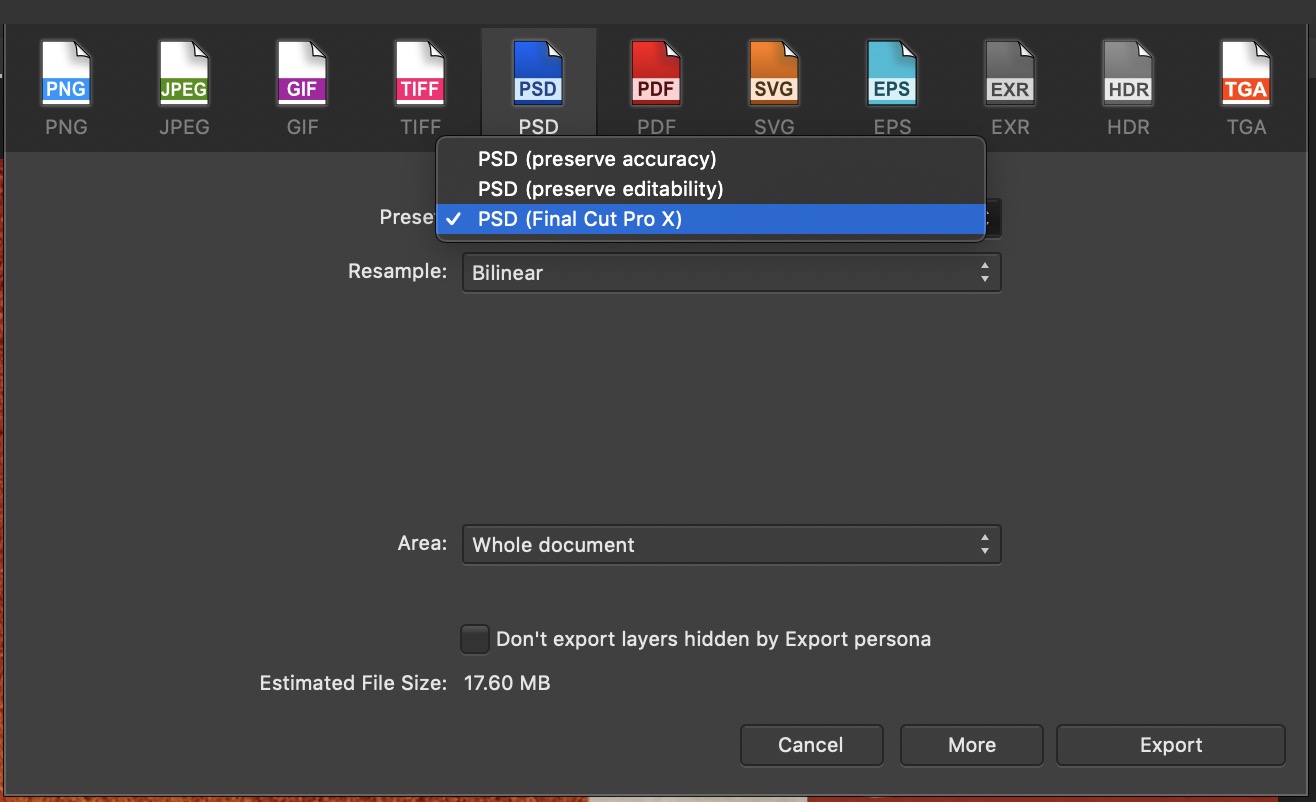 Export Layered PSD's From Pixelmator Pro … - Apple Community