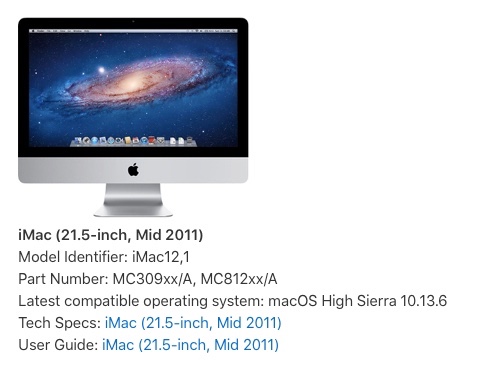 Can my iMac model 12.1 be updated? - Apple Community