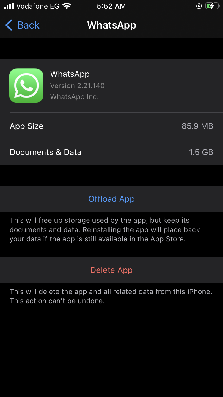 offload - Apple Community