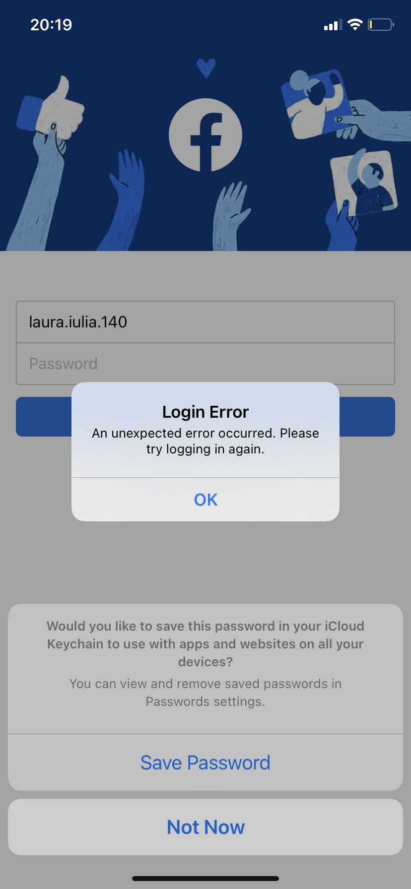 Error Log In - Apple Community