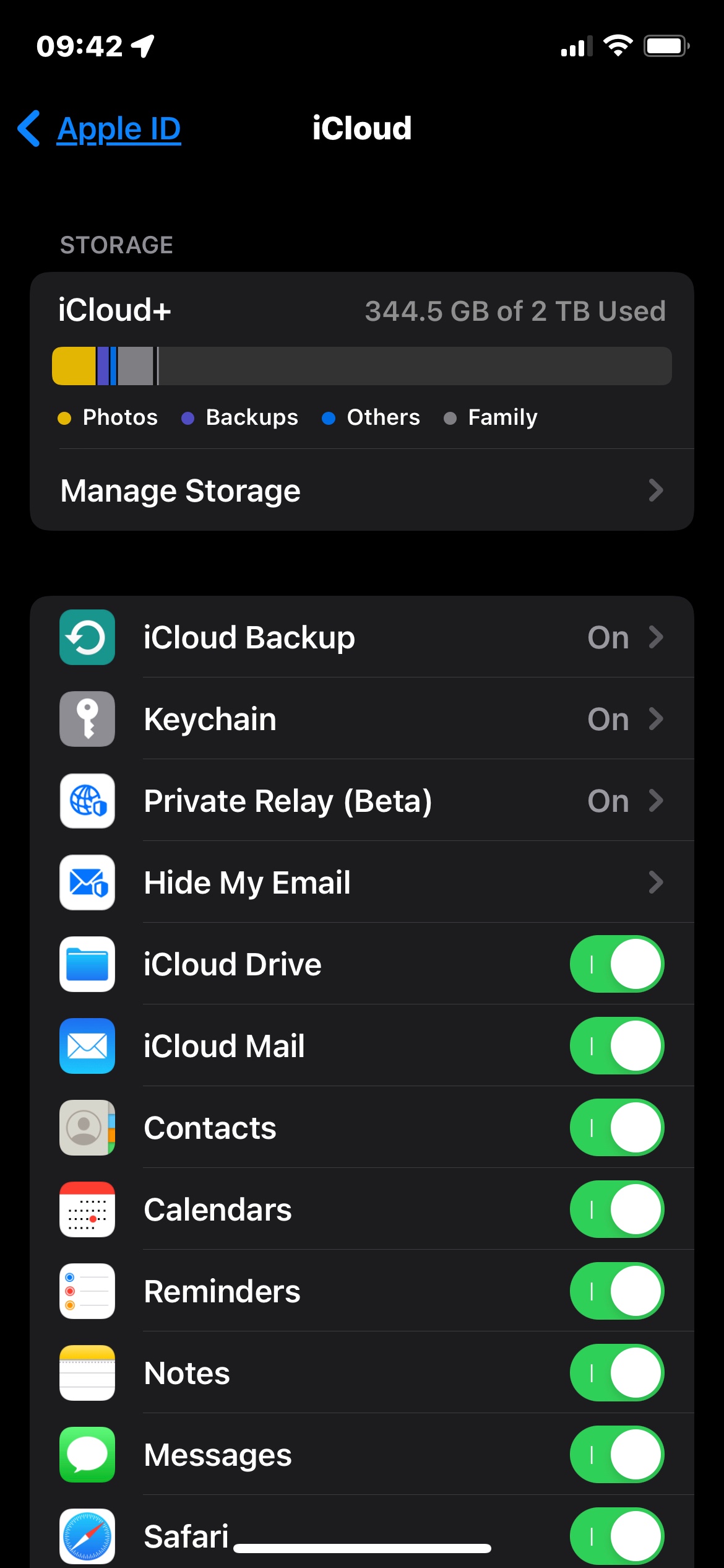 Unable to see Photos in iCloud settings o… - Apple Community