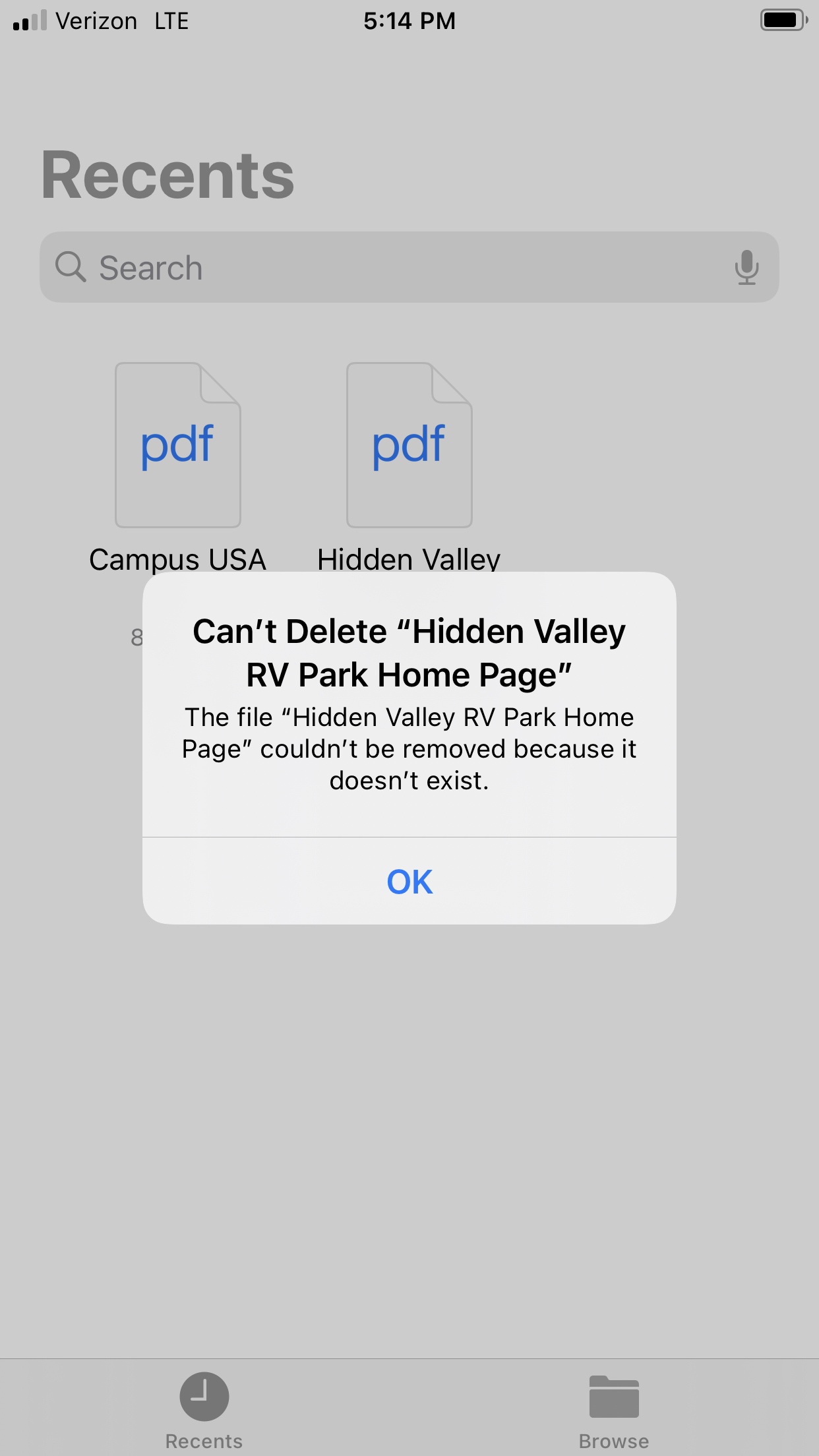 Pdf File Won T Delete Iphone Apple Community