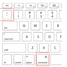 Is there a keyboard shortcut to cycle win… - Apple Community
