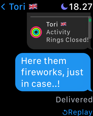 Activity rings fireworks Apple Community