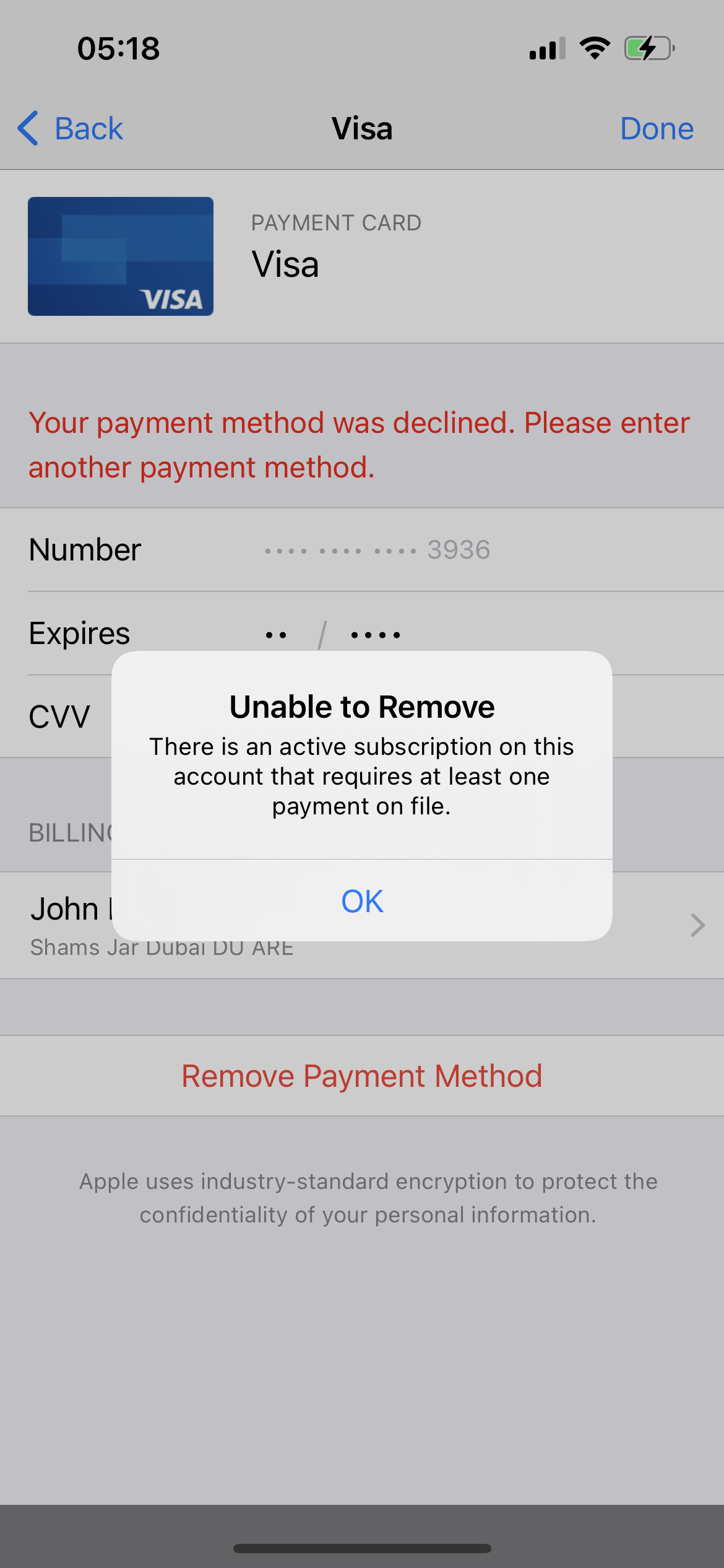 Why I Can t Change My Apple ID Payment Me Apple Community