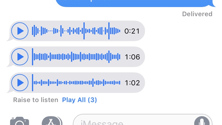 Imessage voice message quality