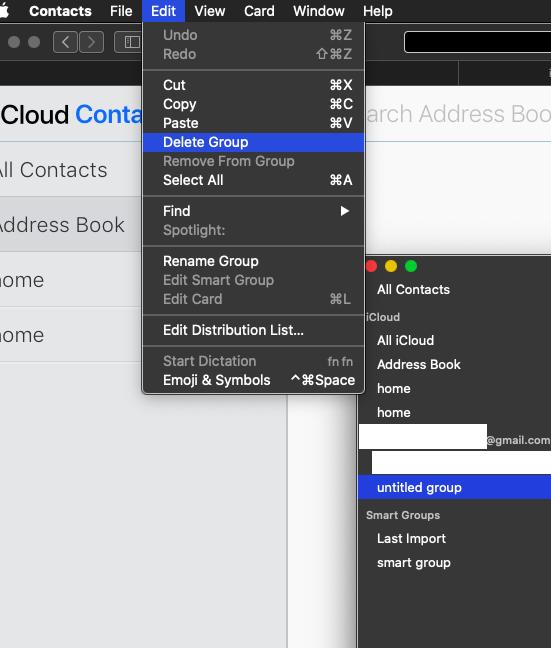 iCloud contacts "Couldn't save changes to… - Apple Community