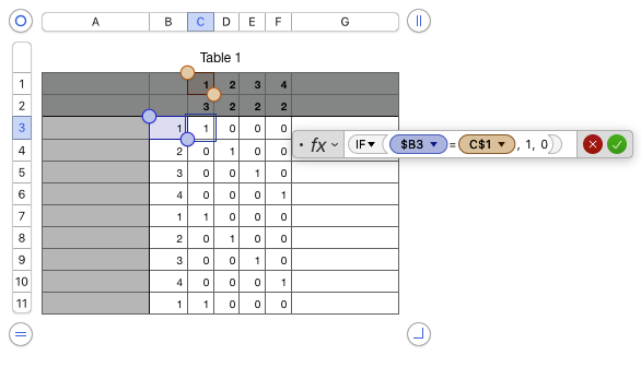 Count visible cell rows in Numbers Apple Community