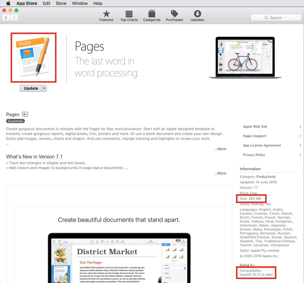 Apple Pages Price
