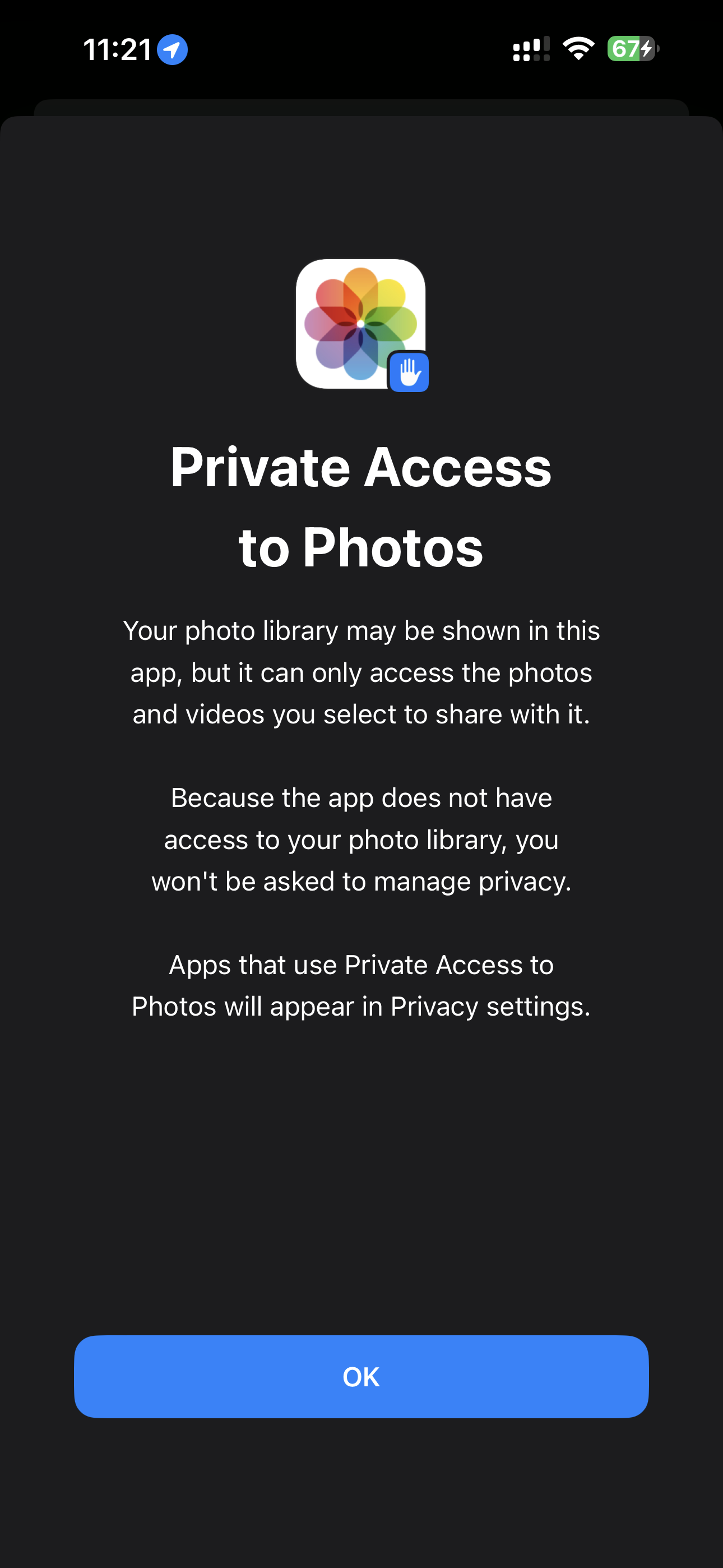 Private access» for photos on certain ap… - Apple Community