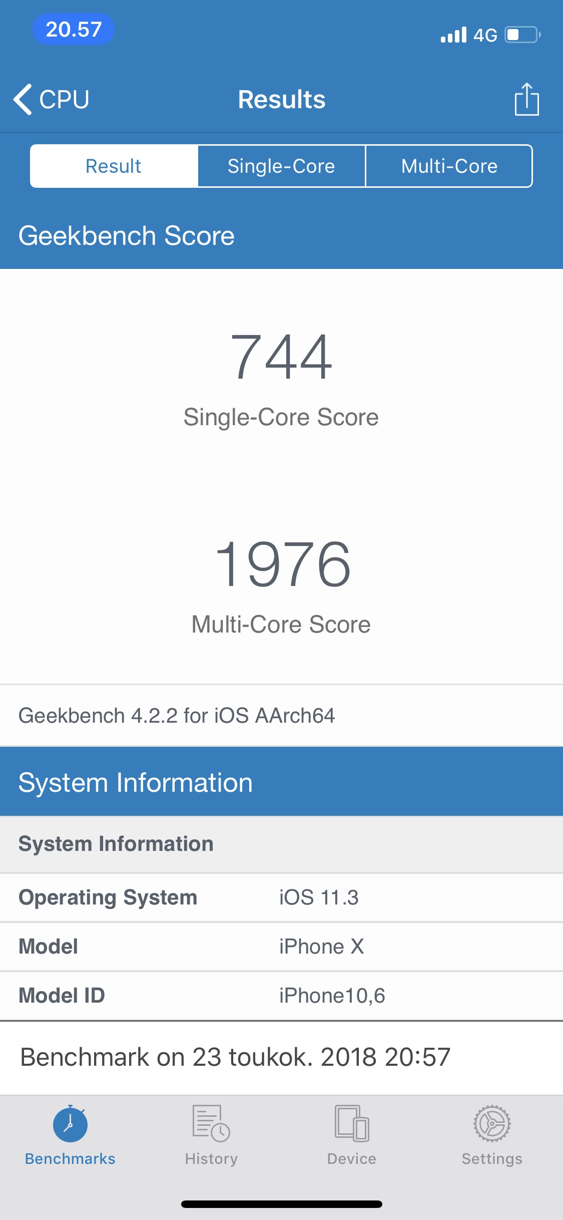 iPhone X running hot and low on benchmarks - Apple Community