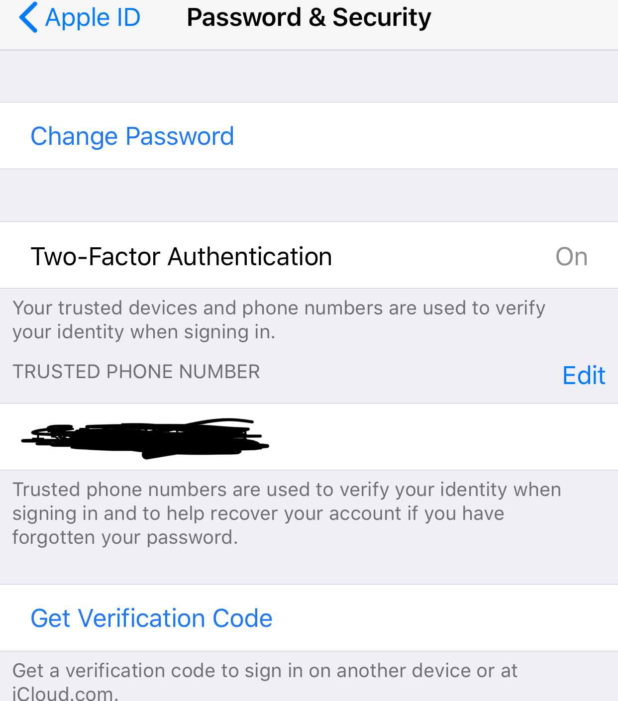 apple id verification recovery key