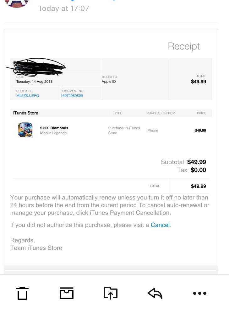 Have I received a scam email? - Apple Community