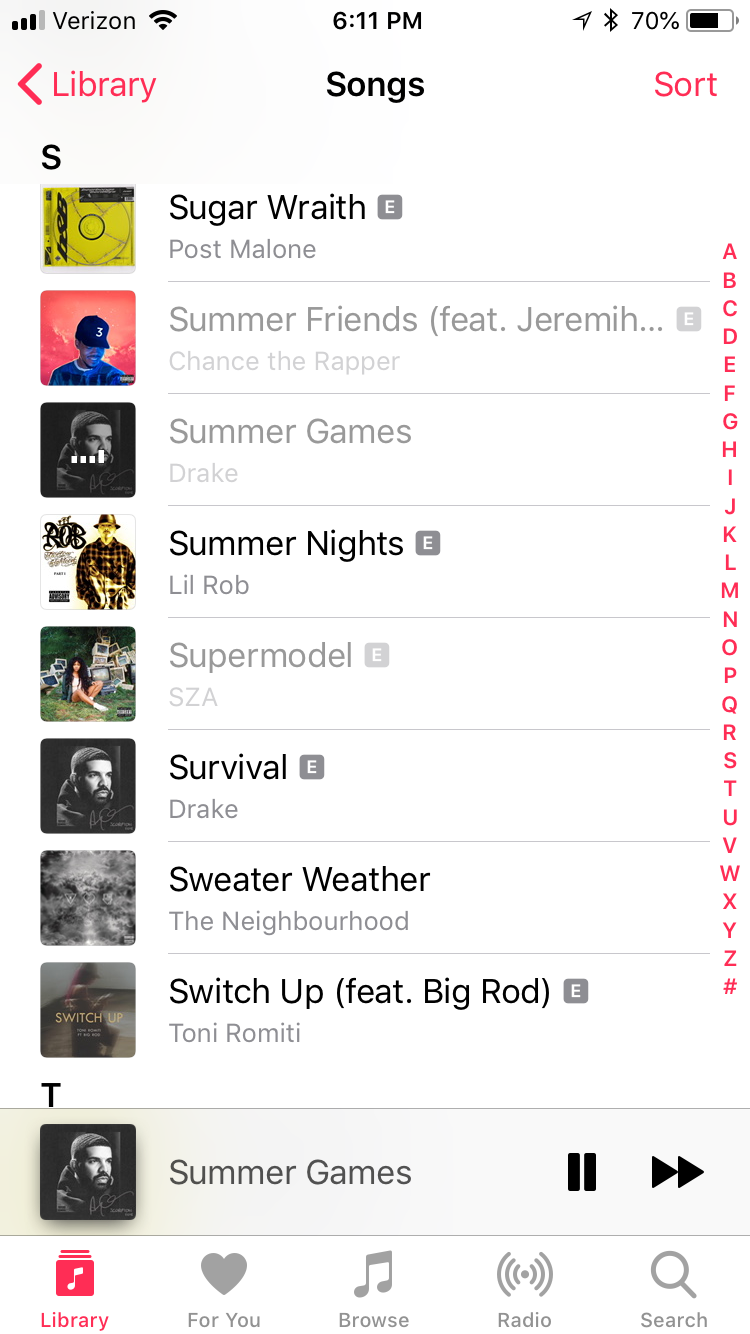 Why is a lot of song on my Apple Music gr… - Apple Community