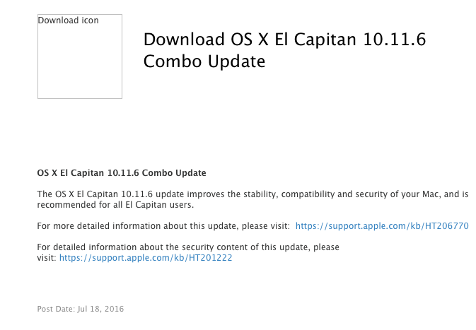 Download El Capitan From Apple