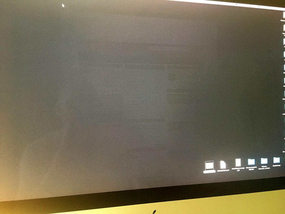 Ghosting on iMac is appearing within just… Apple Community