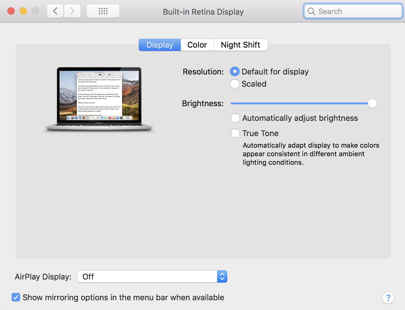 Alfabetisk orden dybt menu Unwanted automatic screen dimming (MacBoo… - Apple Community