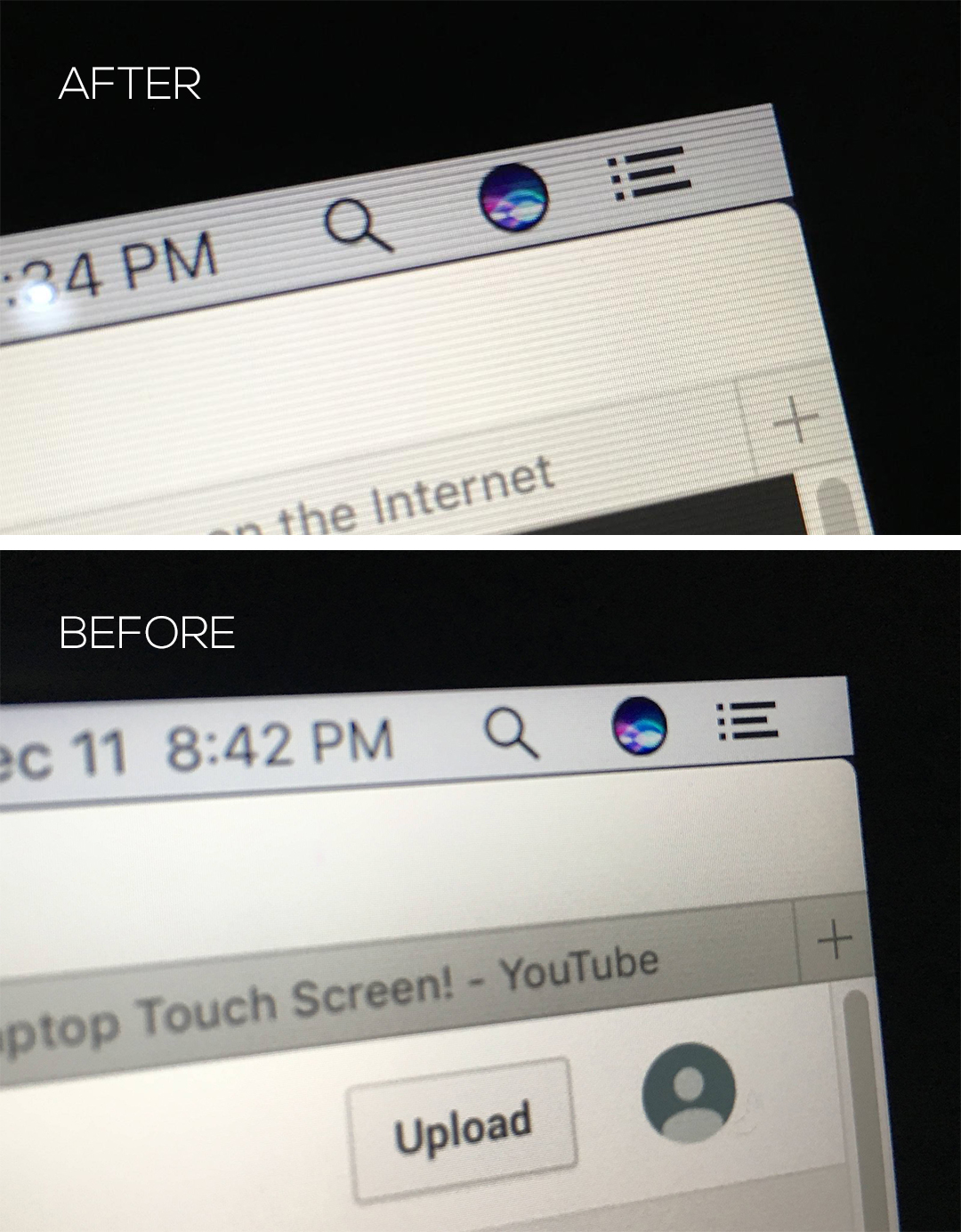 Dark Horizontal Lines on MacBook Pro Reti… - Apple Community