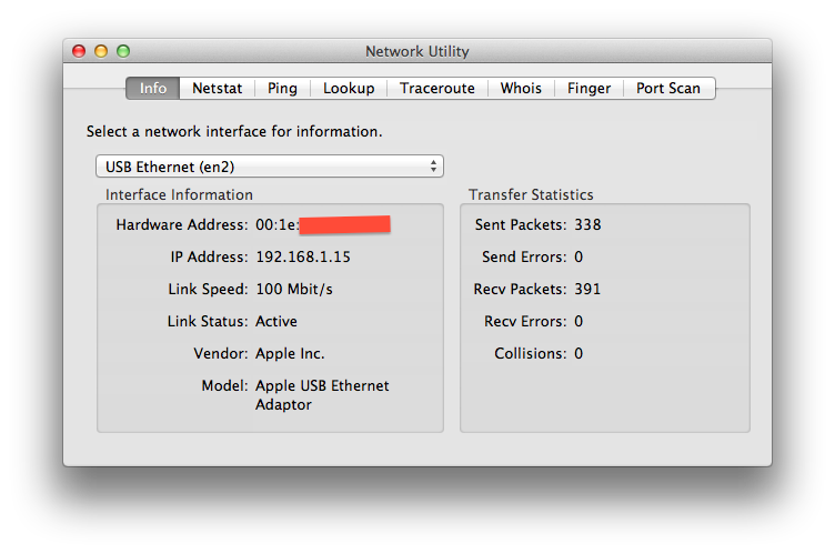 how to find mac address with 10.7.2 on ma… - Apple Community