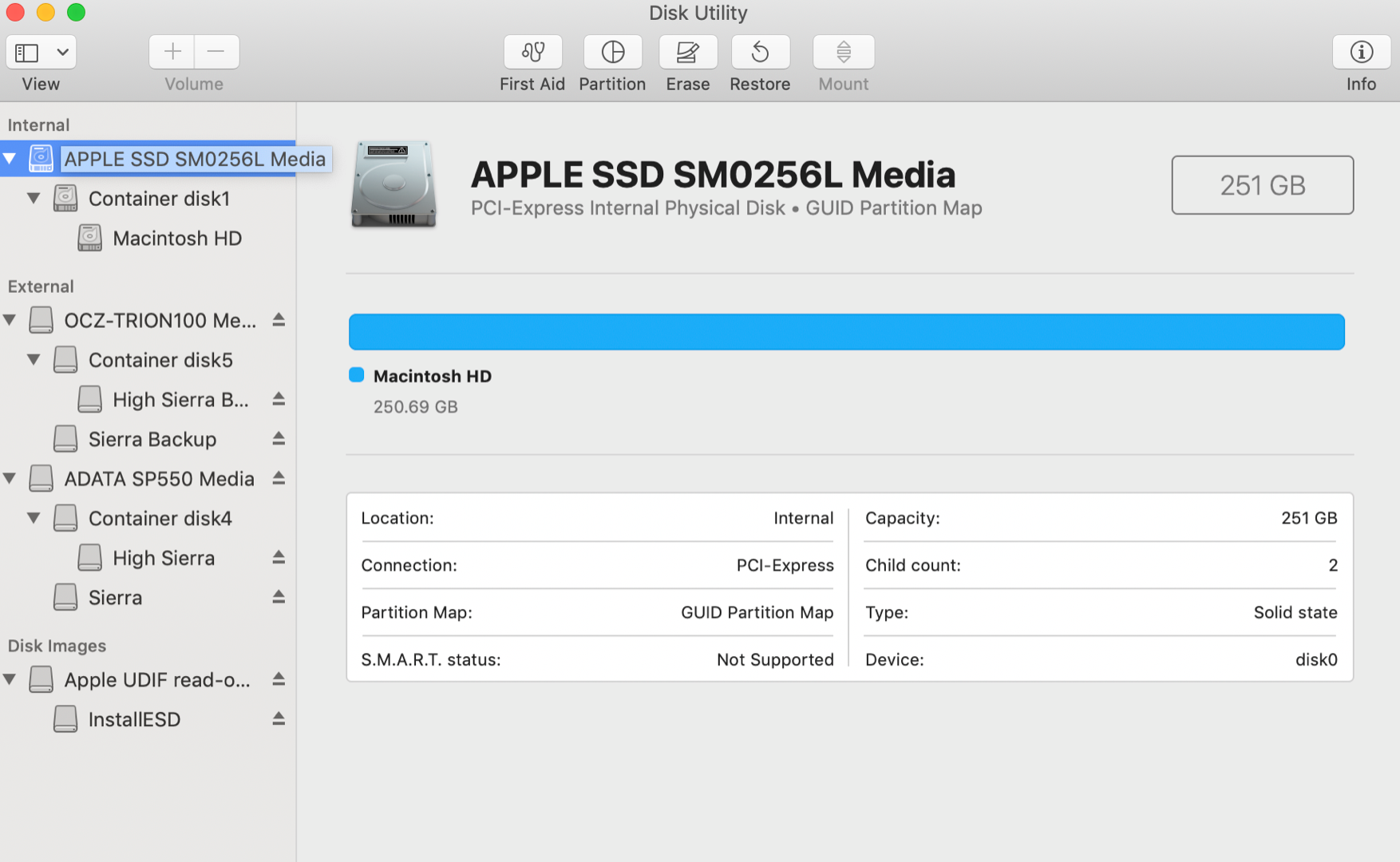 SSD showing real size - Apple Community