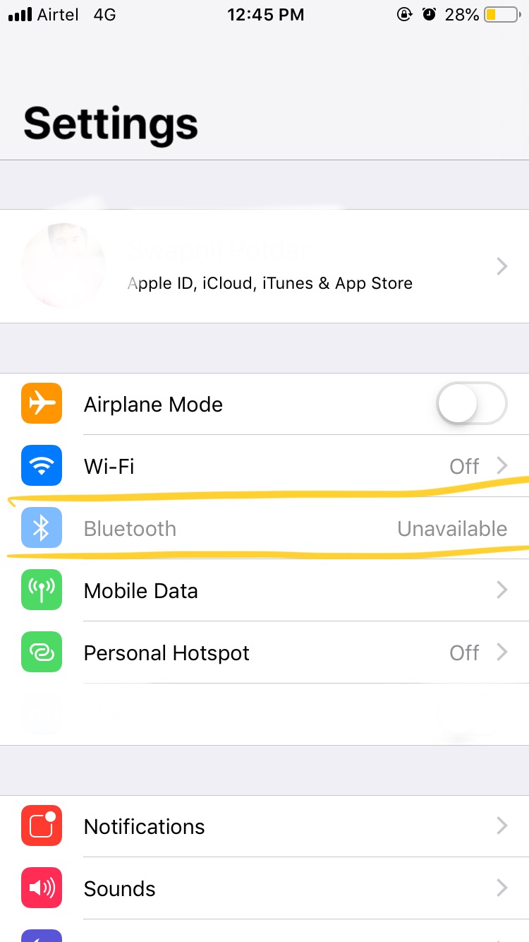 escritura tranquilo Dinamarca iPhone 6S Bluetooth Unavailable post iOS1… - Apple Community