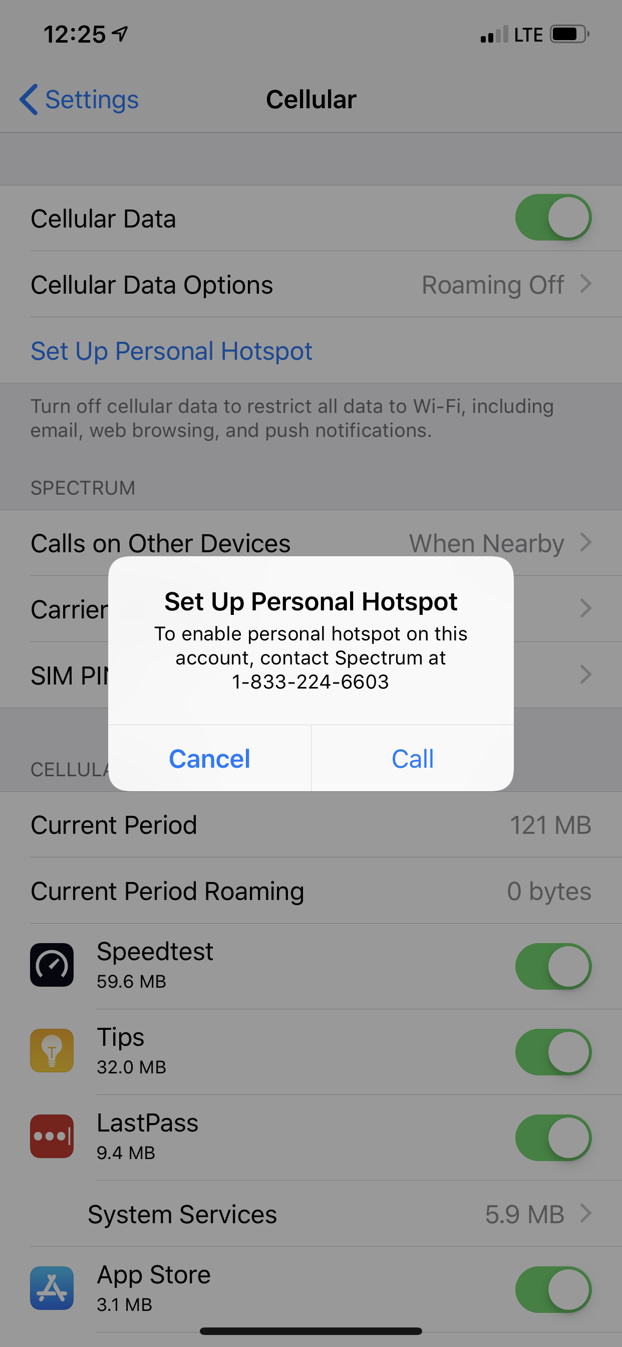 iPhone Xs Hotspot Will Not Turn On Apple Community