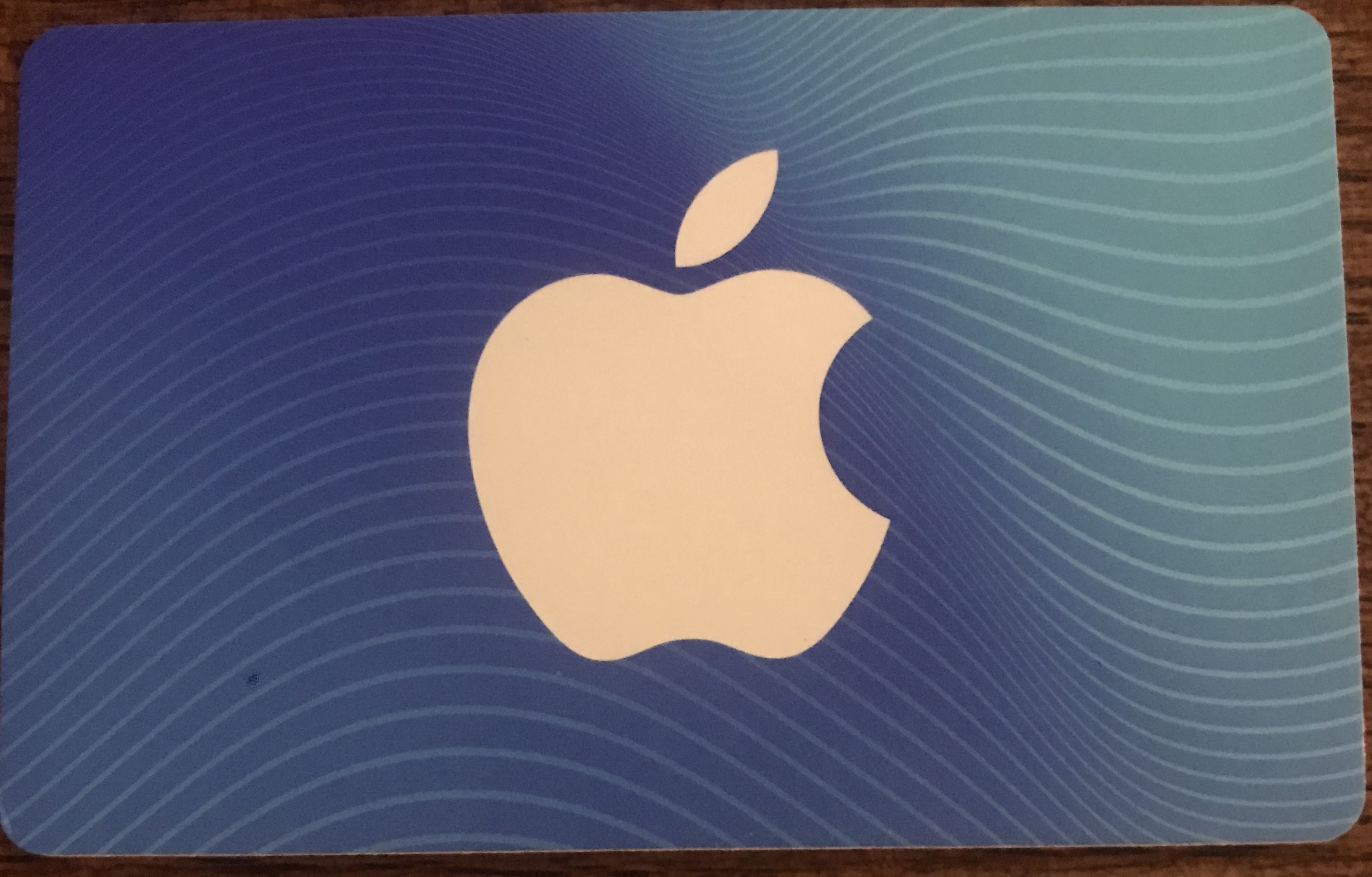 Apple gift card