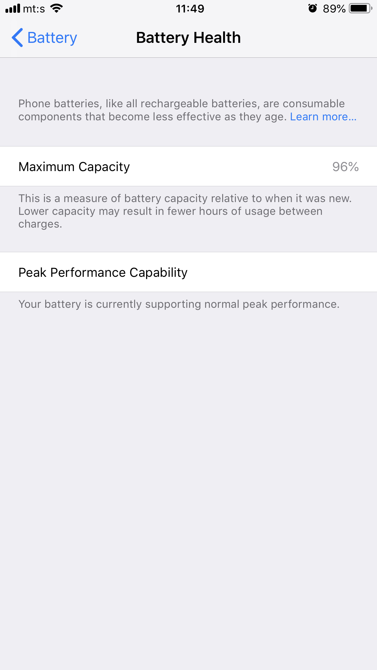 Battery Health On Iphone 8 Plus Apple Community