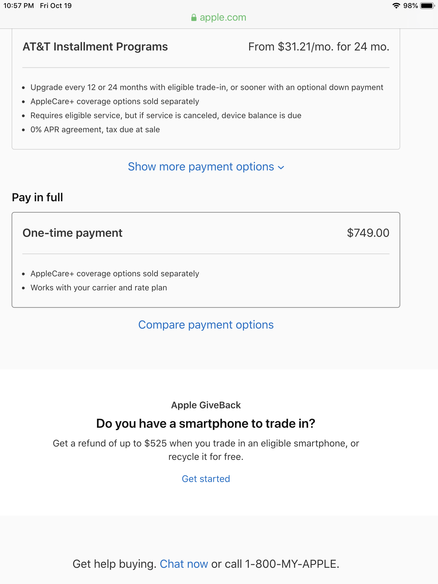 What is carrier financing? Apple Community
