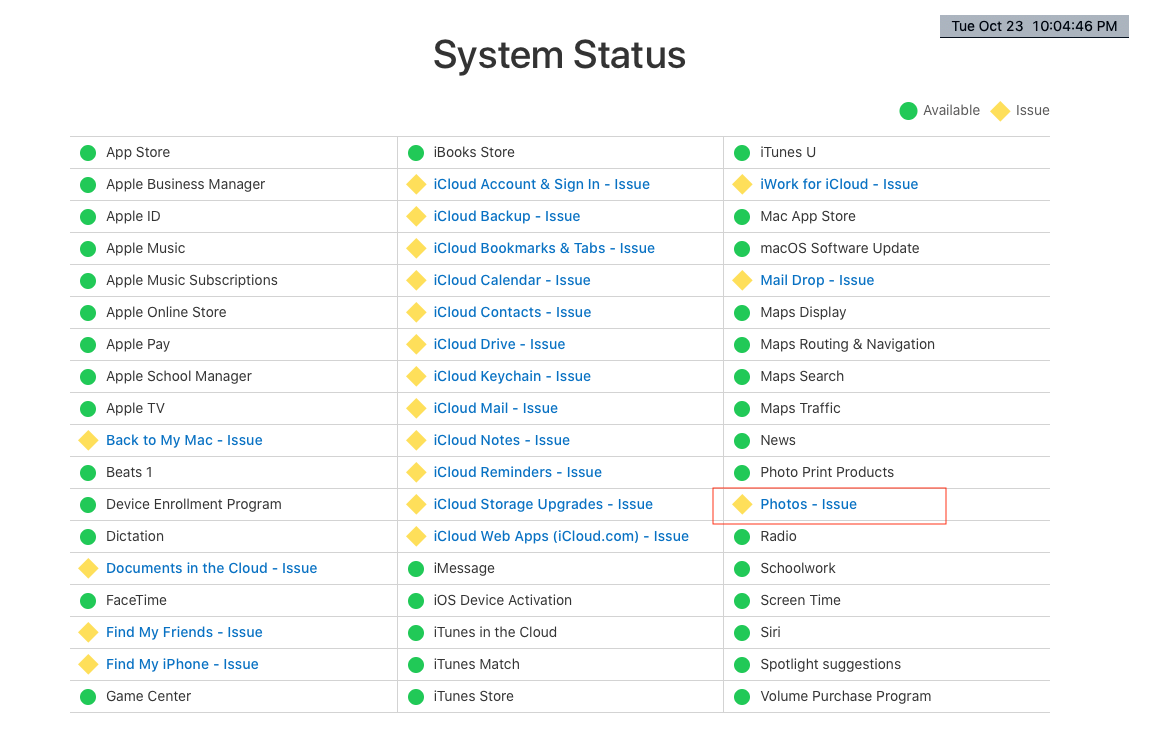 Сервисы список все. Список сервисов. System status Apple. Статус про Apple. Все сервисы список.