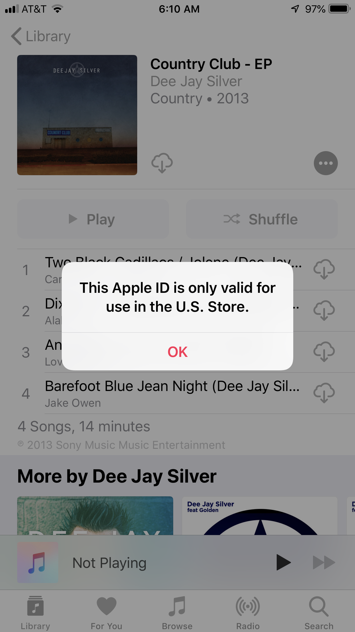 my music won t download on apple music