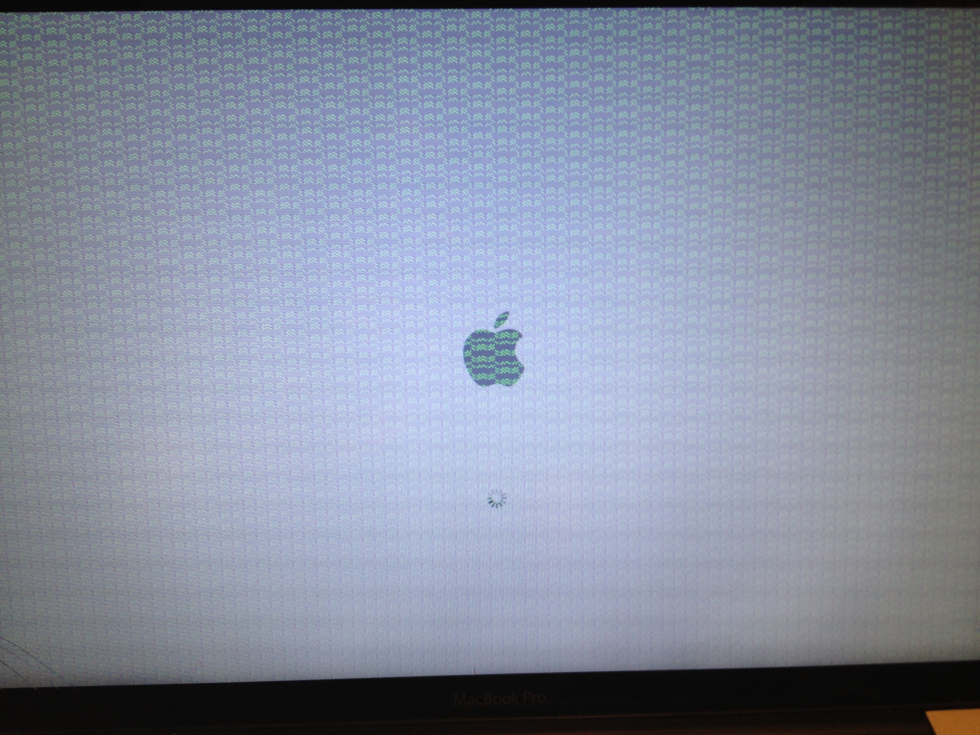 MacBook Pro green geomatric lines on scre… Apple Community