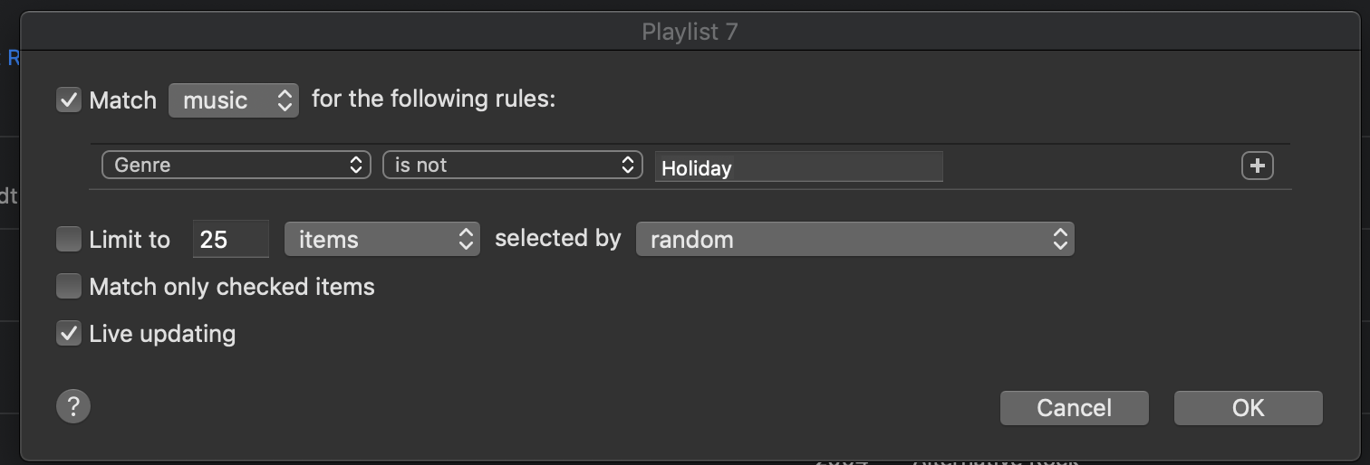 Edit playlist in Itunes - Apple Community