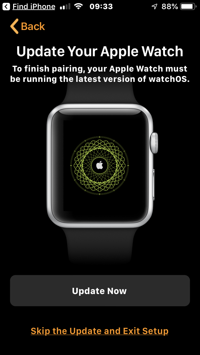 iWatch will not pair till updates - Apple Community