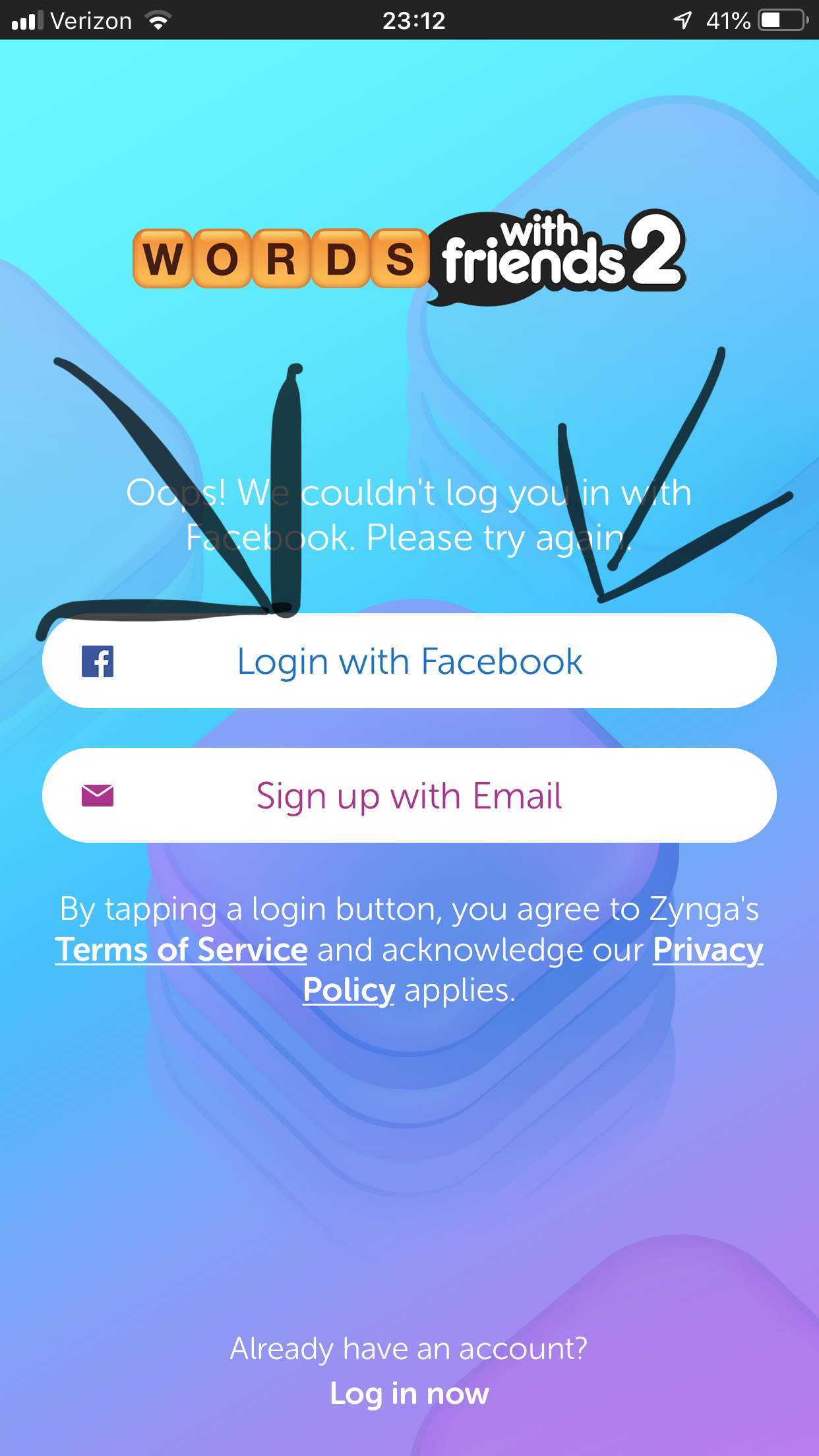 I can't Login to my FB account via App. H… - Apple Community